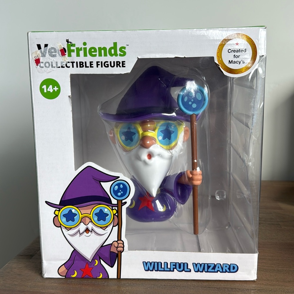 🎈Toikido VeeFriends Willful Wizard Toy Figure 6" Vee Friends Collectible, New